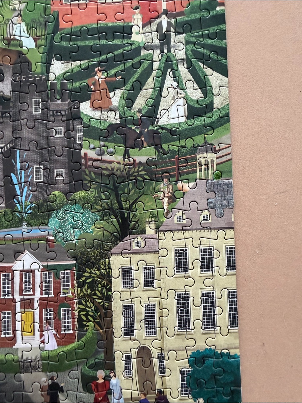 The World of Jane Austen Art Print Puzzle- 1000 Pieces - Picture 12 of 13